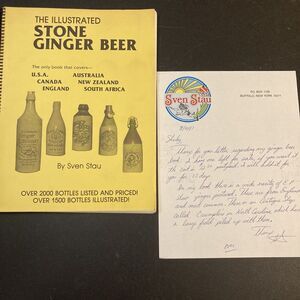 The Illustrated Stone Ginger Beer Reference Guide Sven Stau 1984‎ #234 w/ Letter